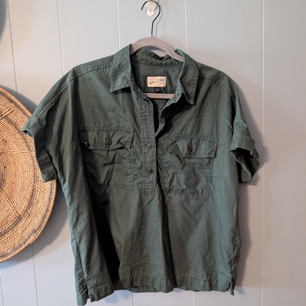 Universal Thread Olive Button Down Shirt
